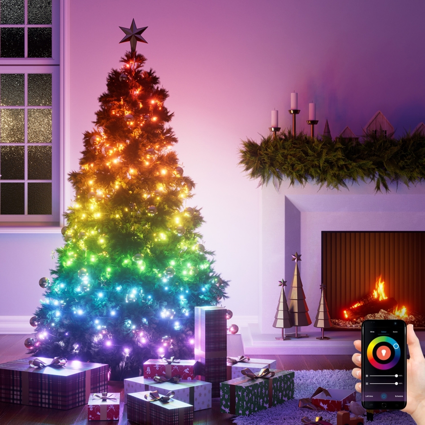 Nanoleaf - LED RGBW Outdoor Christmas chain ESSENTIALS 250xLED 2x10m 2700-6500K Wi-Fi IP44
