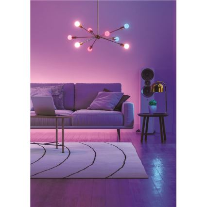 SET 3x LED RGBW Dimmable bulb ESSENTIALS A60 E27/8,5W/230V CRI 90 2700-6500K Wi-Fi - Nanoleaf