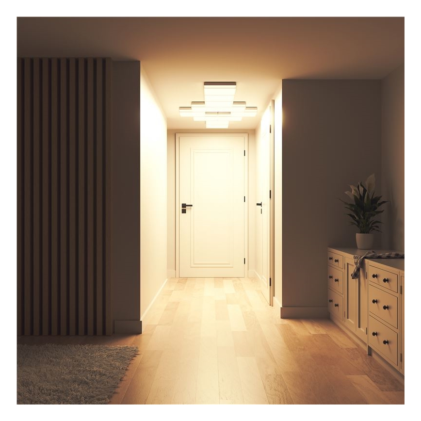 Nanoleaf - 3-piece set: RGBW dimmable SKYLIGHT ceiling lights — 1× LED 18W/230V + 2× LED 16W/230V, 2700–6500K, Wi‑Fi