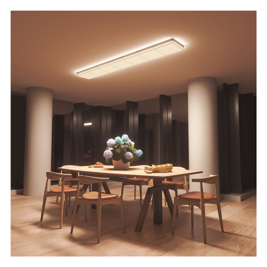 Nanoleaf - SET 3x RGBW Dimmable ceiling light SKYLIGHT 1xLED/18W/230V + 2xLED/16W/230V 2700-6500K Wi-Fi