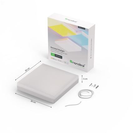 Nanoleaf - Extension set LED RGBW Dimmable light SKYLIGHT LED/16W/230V 2700-6500K Wi-Fi
