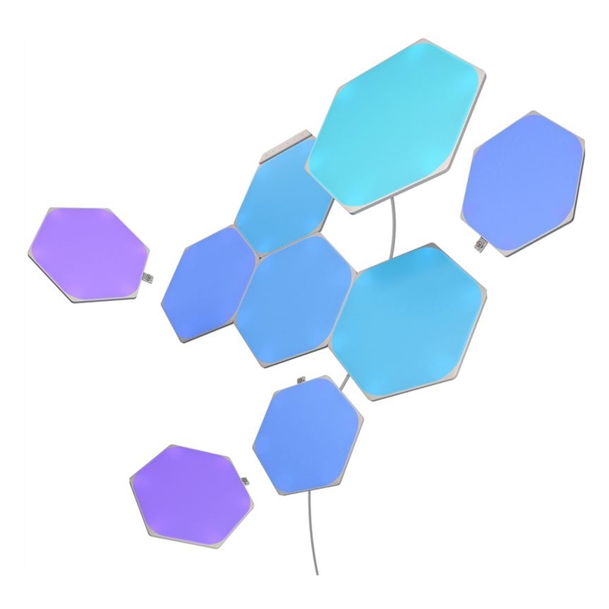 Nanoleaf - SET 9x LED RGB Dimmable panel SHAPES HEXAGON LED/2W/230V 1200-6500K Wi-Fi