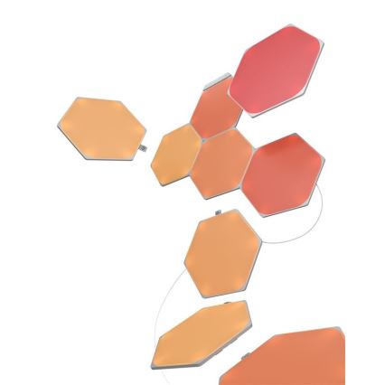 Nanoleaf - SET 9x LED RGB Dimmable panel SHAPES HEXAGON LED/2W/230V 1200-6500K Wi-Fi