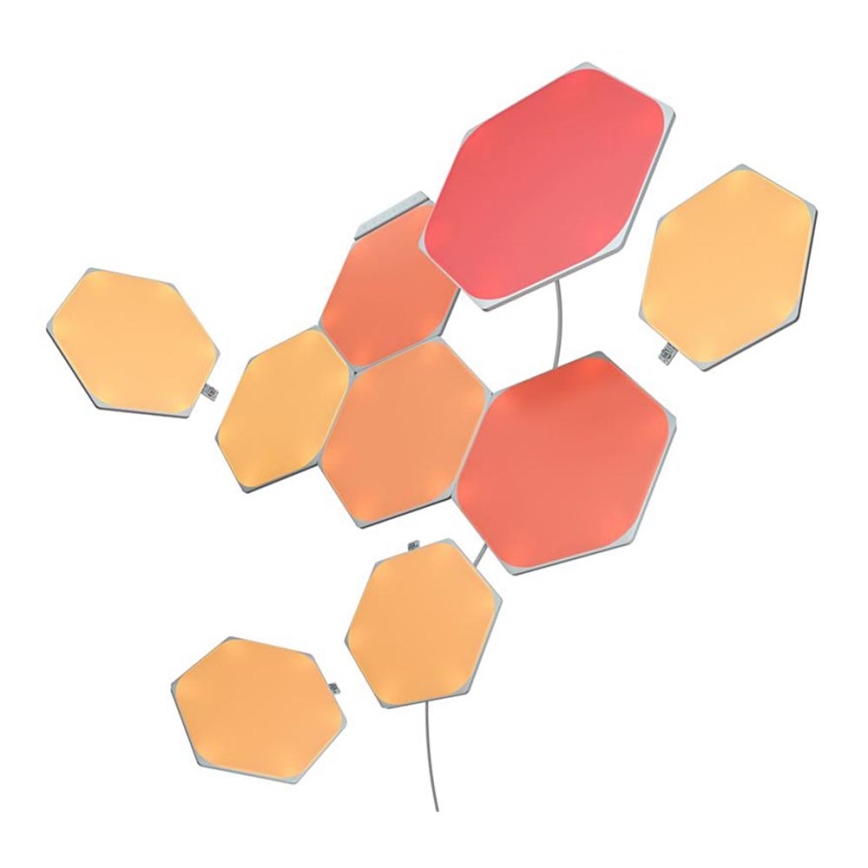Nanoleaf - SET 9x LED RGB Dimmable panel SHAPES HEXAGON LED/2W/230V 1200-6500K Wi-Fi