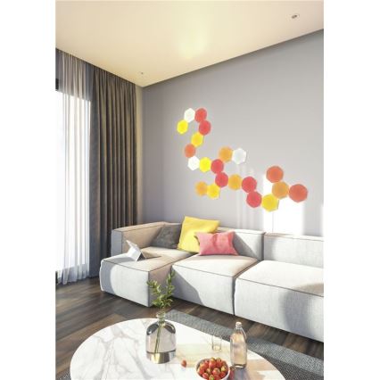 Nanoleaf - SET 9x LED RGB Dimmable panel SHAPES HEXAGON LED/2W/230V 1200-6500K Wi-Fi