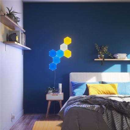 Nanoleaf - SET 9x LED RGB Dimmable panel SHAPES HEXAGON LED/2W/230V 1200-6500K Wi-Fi