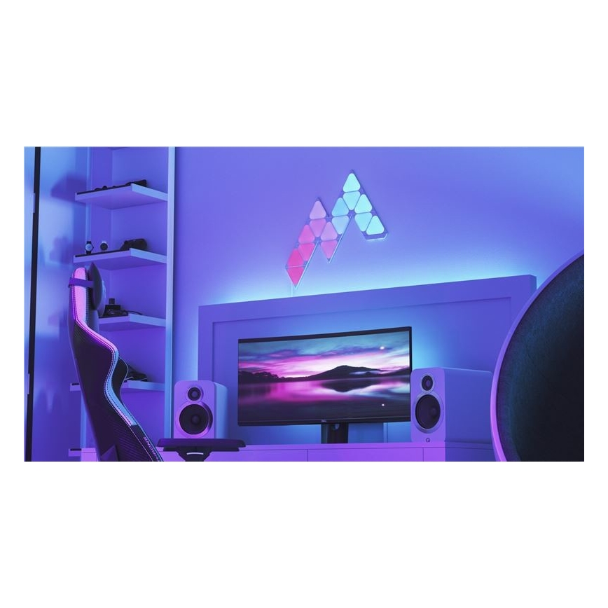 Nanoleaf - PACK 10x LED RGB Dimmable panel TRIANGLES LED/0,5W/230V Wi-Fi