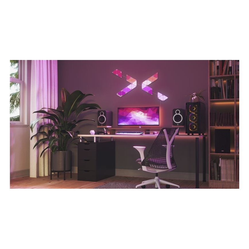Nanoleaf - PACK 10x LED RGB Dimmable panel TRIANGLES LED/0,5W/230V Wi-Fi