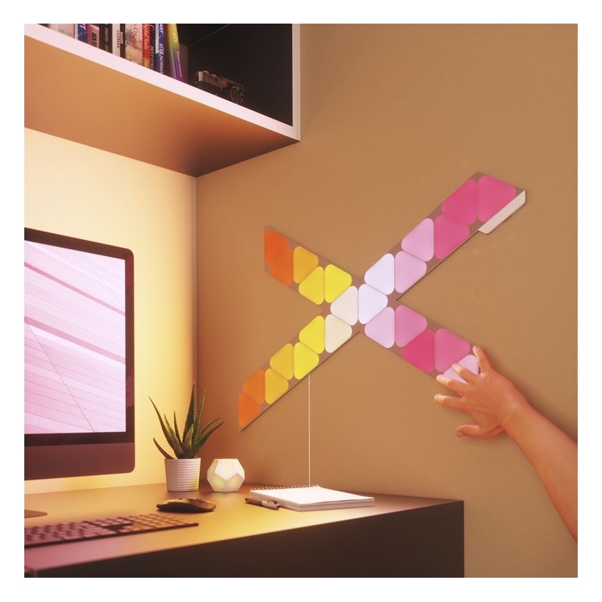 Nanoleaf - PACK 10x LED RGB Dimmable panel TRIANGLES LED/0,5W/230V Wi-Fi