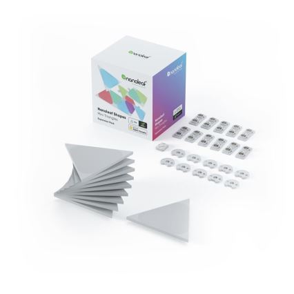 Nanoleaf - PACK 10x LED RGB Dimmable panel TRIANGLES LED/0,5W/230V Wi-Fi