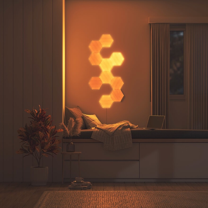 Nanoleaf - SET 3x LED Dimmable panel HEXAGONS LED/2W/230V Wi-Fi