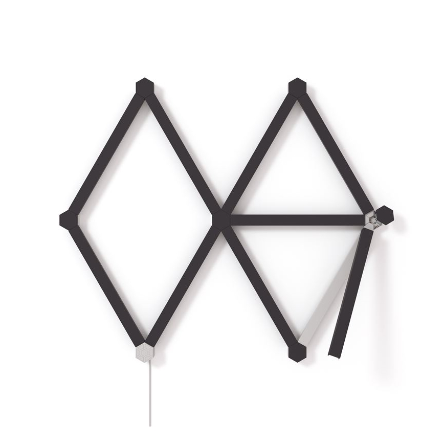 Nanoleaf - Set of rail covers LINES 9 pcs black matte