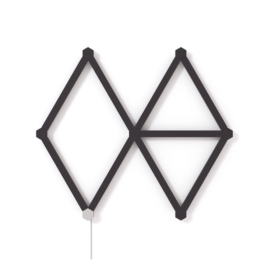 Nanoleaf - Set of rail covers LINES 9 pcs black matte