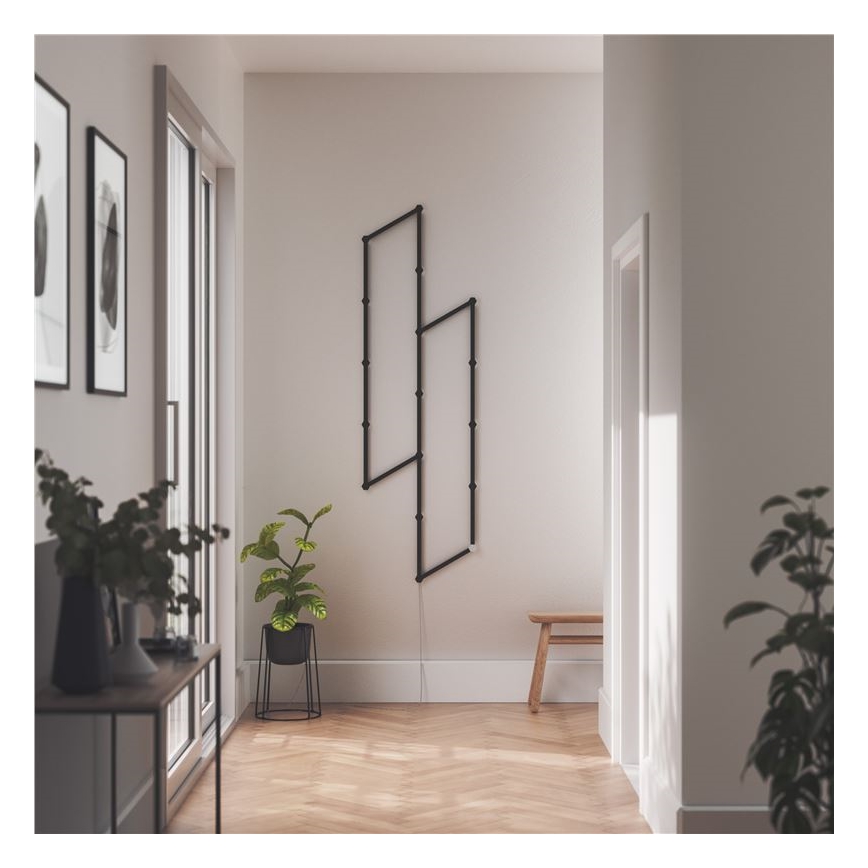 Nanoleaf - Set of rail covers LINES 9 pcs black matte