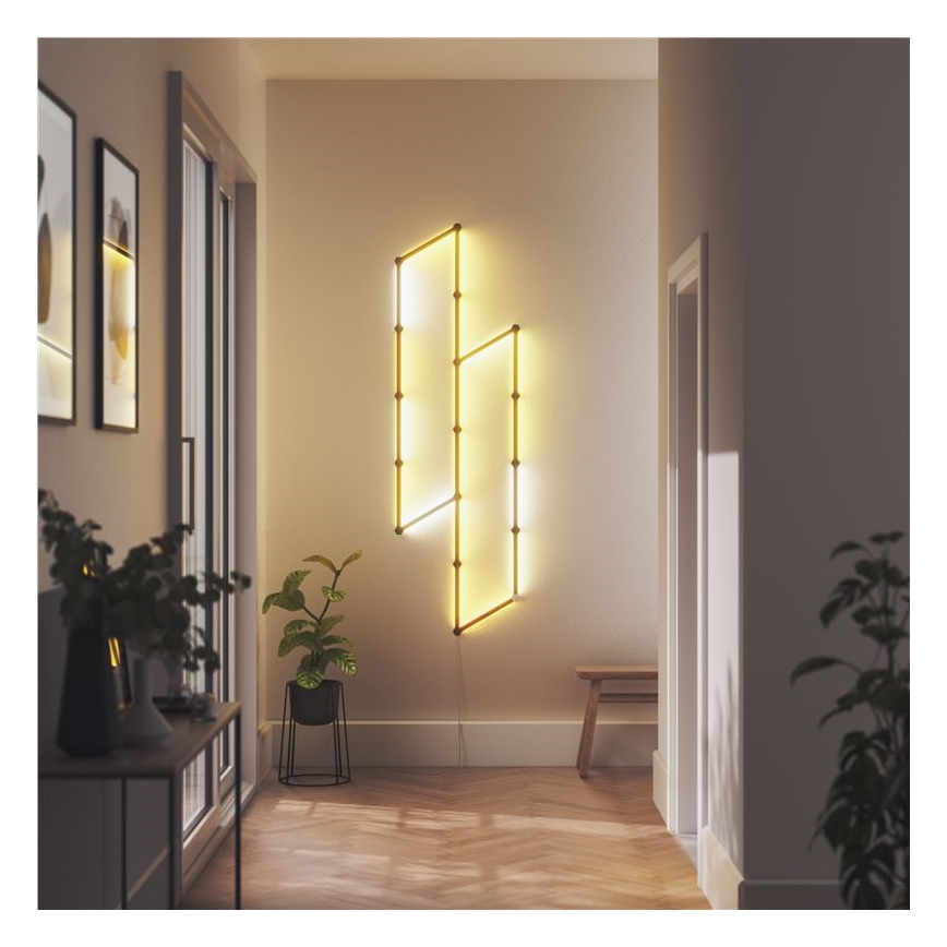 Nanoleaf - Set of rail covers LINES 9 pcs black matte