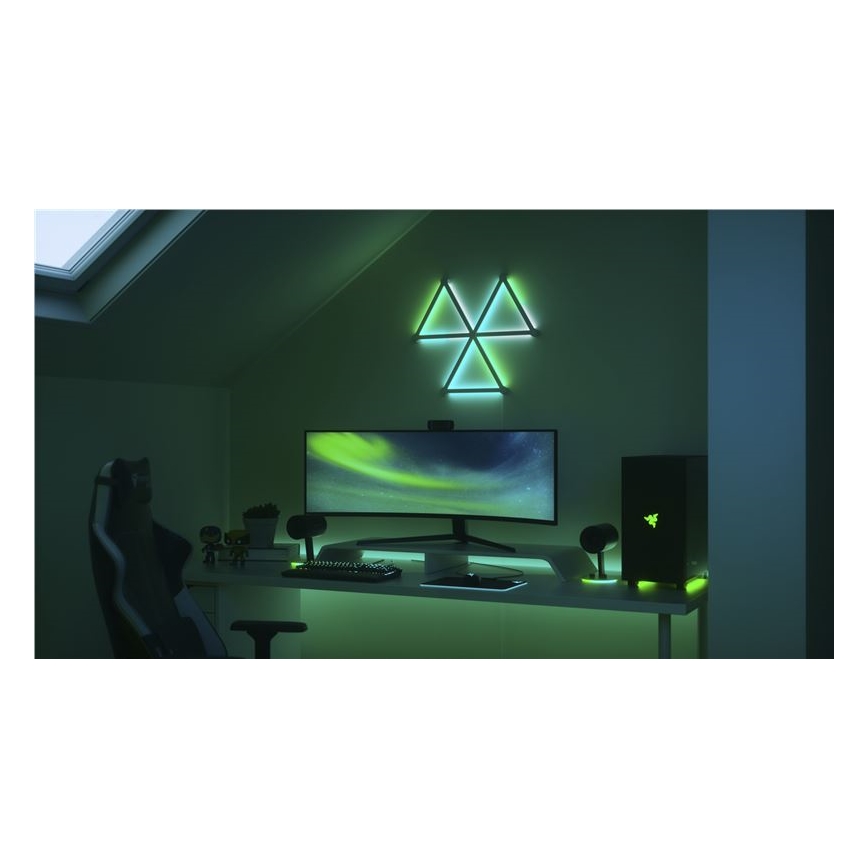 Nanoleaf - SET 9x LED RGBW Dimmable rail LINES LED/2W/230V 1200-6000K Wi-Fi