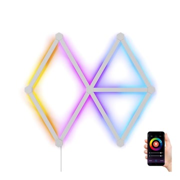 Nanoleaf - SET 9x LED RGBW Dimmable rail LINES LED/2W/230V 1200-6000K Wi-Fi