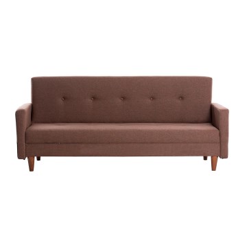 NARA Two-Seater Sofa, Brown