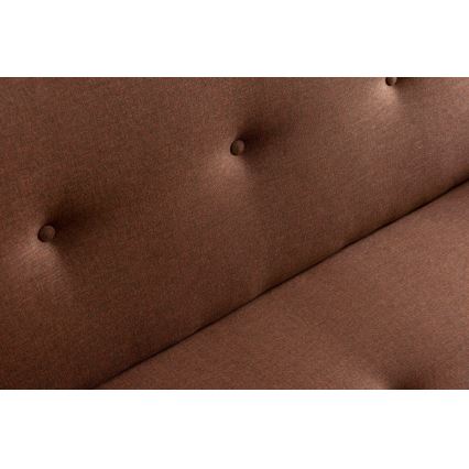 NARA Two-Seater Sofa, Brown
