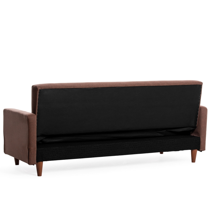 NARA Two-Seater Sofa, Brown