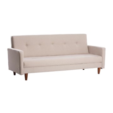 NARA two-seater sofa, cream/beige