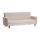 NARA two-seater sofa, cream/beige