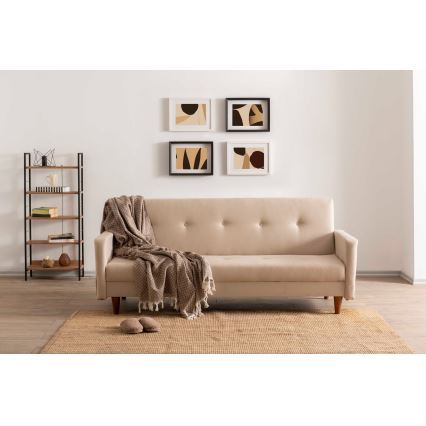 NARA two-seater sofa, cream/beige