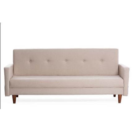 NARA two-seater sofa, cream/beige