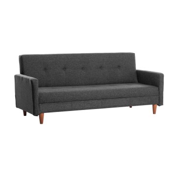 NARA Two-Seater Sofa in Dark Grey