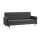 NARA Two-Seater Sofa in Dark Grey