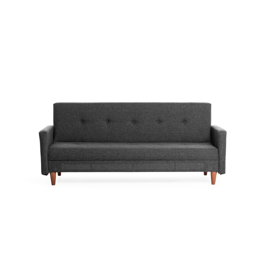 NARA Two-Seater Sofa in Dark Grey