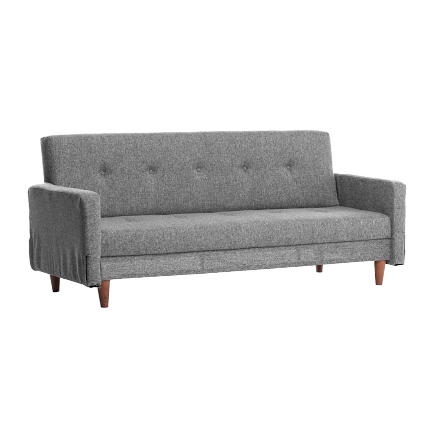NARA Two-Seater Sofa in Light Grey