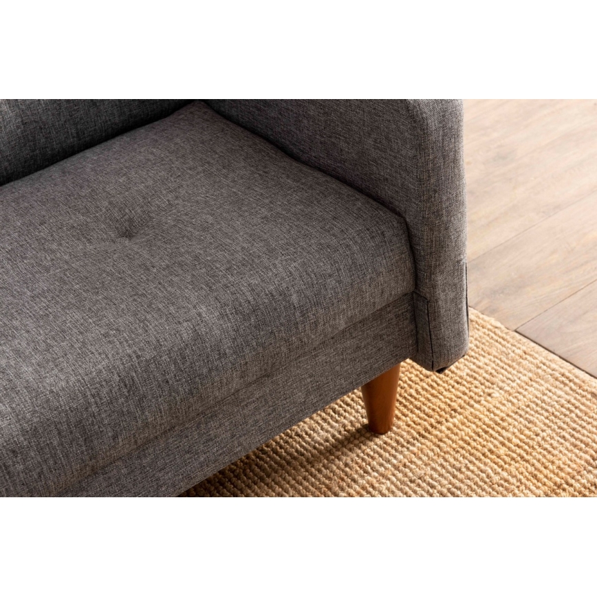 NARA Two-Seater Sofa in Light Grey
