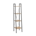 NARVIK Bookcase 148 x 34 cm – Black / Sonoma Oak