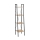 NARVIK Bookcase 148 x 34 cm – Black / Sonoma Oak
