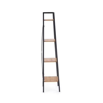 NARVIK Bookcase 148 x 34 cm – Black / Sonoma Oak