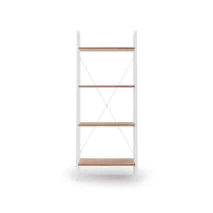 NARVIK Bookcase 148 x 60 cm, White / Sonoma Oak