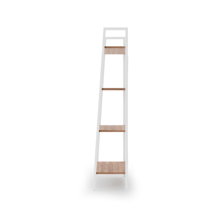 NARVIK Bookcase 148 x 60 cm, White / Sonoma Oak