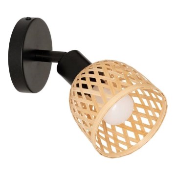 Настінний точковий світильник Atmosphera LIO 1xE27/25W/230V з бамбука