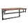 NATE Wall-Mounted Coat Rack with Shelf, Brown/Black