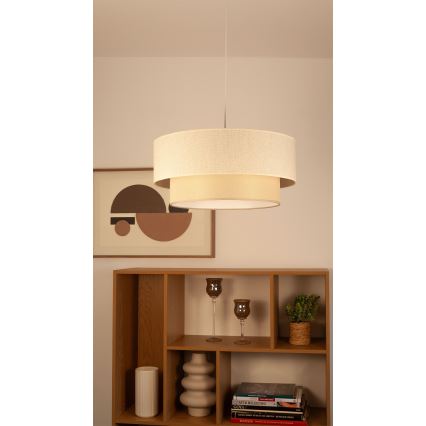 NATIA cable pendant lamp 1xE27/60W/230V cream