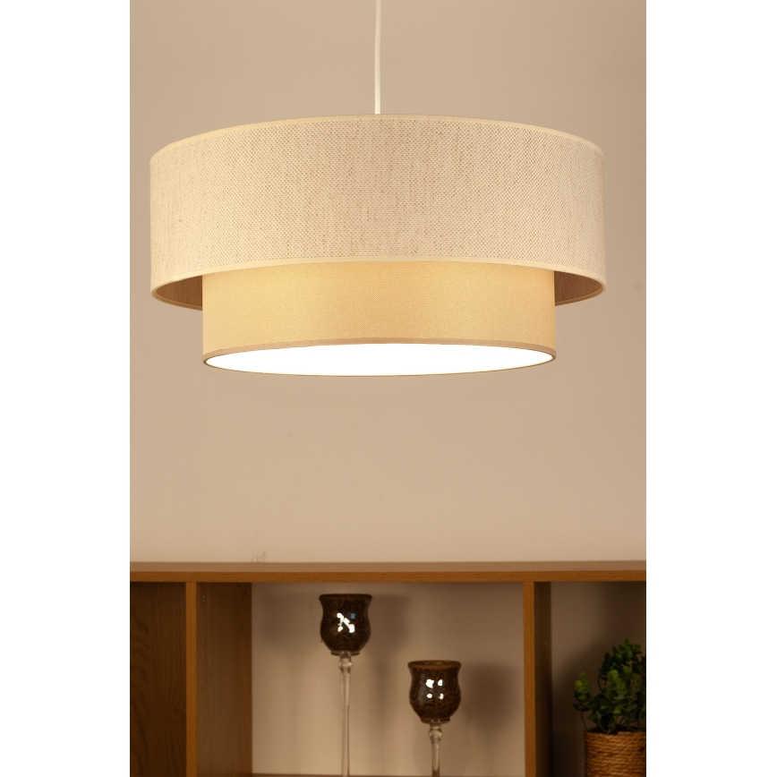 NATIA cable pendant lamp 1xE27/60W/230V cream