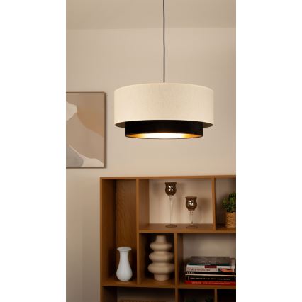 NATIA Cable Pendant Light 1xE27/60W/230V White/Black