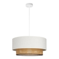 NATIA cable pendant light 1xE27/60W/230V white/brown