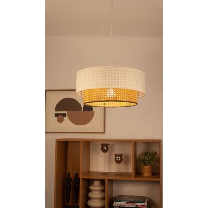 NATIA cable pendant light 1xE27/60W/230V white/brown