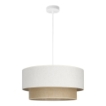 NATIA cable pendant light 1xE27/60W/230V white/brown