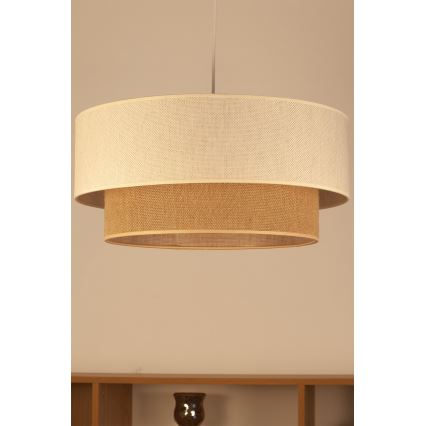 NATIA cable pendant light 1xE27/60W/230V white/brown