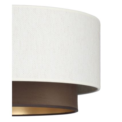 NATIA Ceiling Light 1x E27/60W/230V, White/Brown