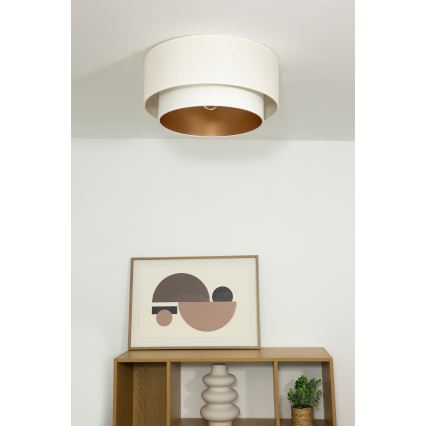 NATIA ceiling light, 1x E27/60W/230V, Ø 45 cm, white