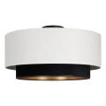 NATIA ceiling light 1xE27/60W/230V white/black